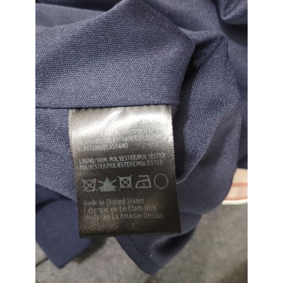 Anthropologie BHLDN Gown Women 8 Blue London Crepe Tie Back Slit Glam Maxi Dress - Picture 6 of 15